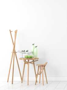 1卷素色自黏式牆紙 - 白色 - 查看 2