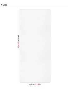 1卷素色自黏式牆紙 - 白色 - 查看 5