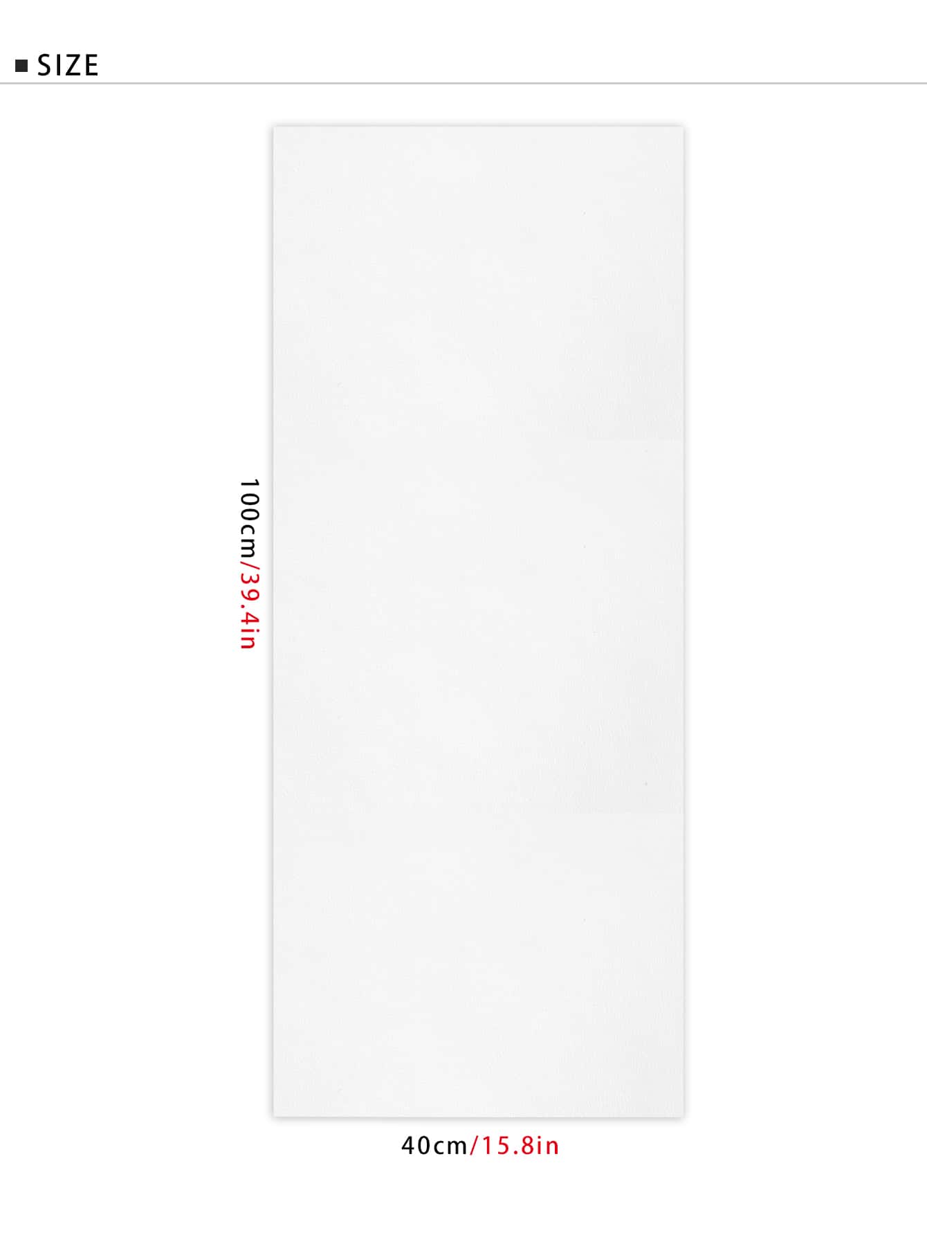 1卷素色自黏式牆紙 - 白色 - 查看 5