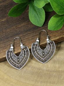 TopHanqi 6pairs Hollow Out Hoop Earrings