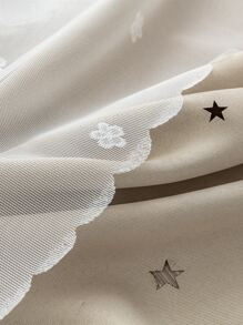 雙層1片遮光窗簾 - 米色 - 查看 6