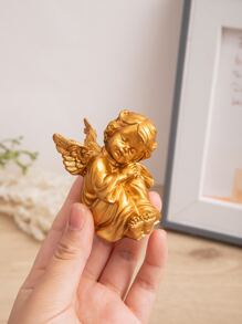 1pc Thiên Thần Thiết Kế Trang Trí Thủ Công - Vàng - Xem 1
