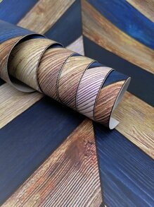 Giấy dán tường hoa văn bằng gỗ 1roll - Nhiều màu - Xem 1