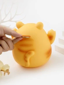 1pc Cartoon Tiger Design Money Box - Multicolor - View 2