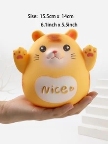 1pc Cartoon Tiger Design Money Box - Multicolor - View 3