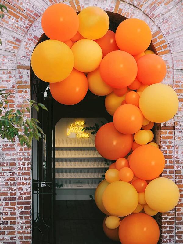 100pcs Plain Latex Balloon Garland SHEIN USA