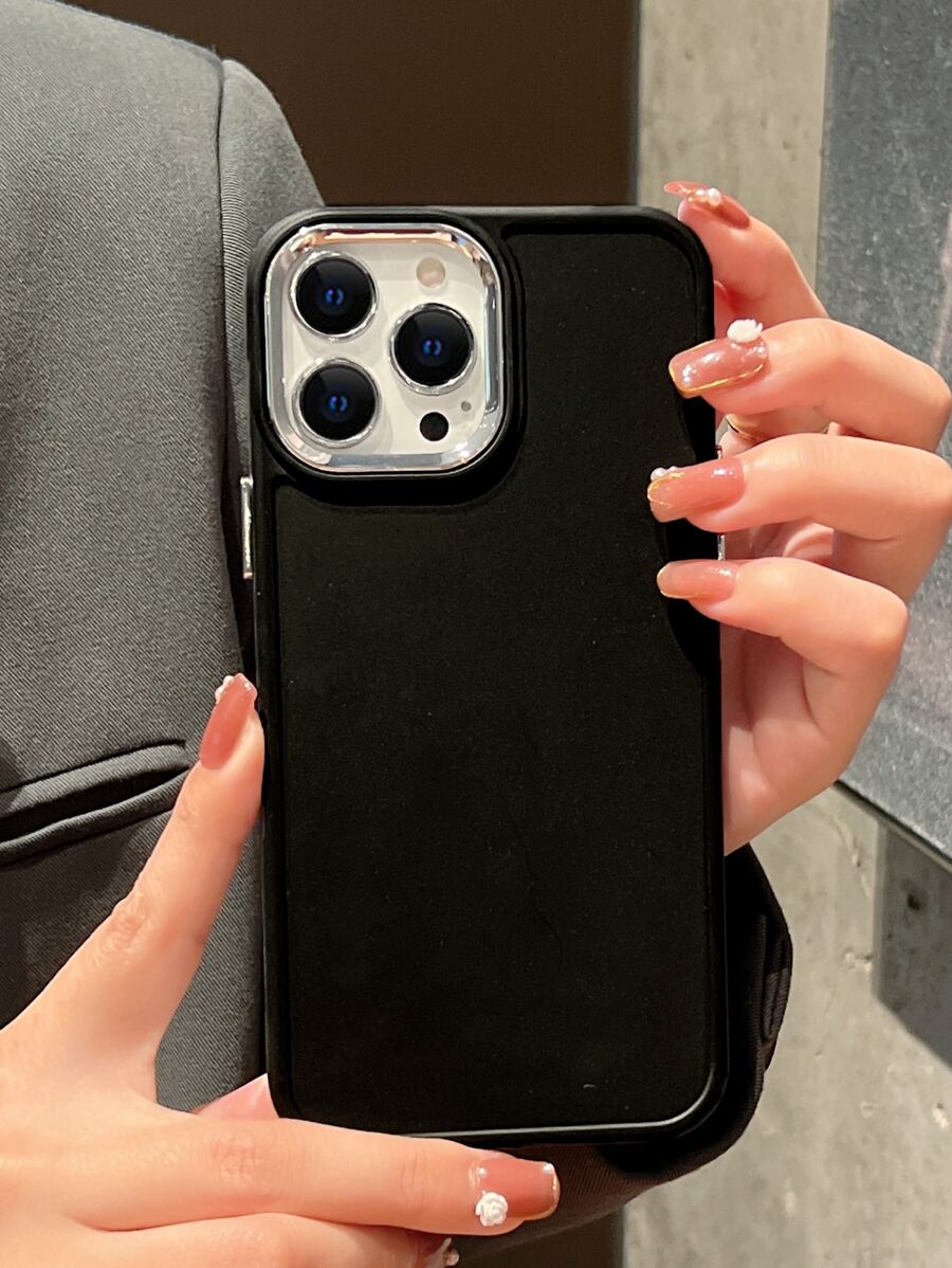 Solid Phone Case - Black - View 1
