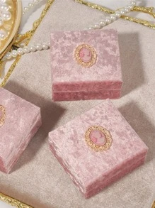 1pc Figure Decor Jewelry Storage Box, Gift For Valentine's Day - Multicolor - View 1
