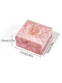 1pc Figure Decor Jewelry Storage Box, Gift For Valentine's Day - Multicolor - View 2