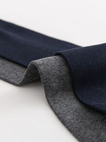 5pairs Men Solid Black & White & Grey Crew Socks - Multicolor - View 4