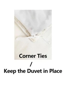 Halloween Ghost Pattern Duvet Cover Set Without Filler - Multicolor - View 5