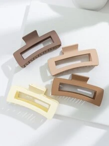 4 piezas Garra de pelo cuadrado - Multicolor - Ver 1