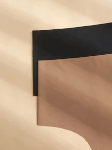 5 piezas Bragas simple de talle alto - Multicolor - Ver 5