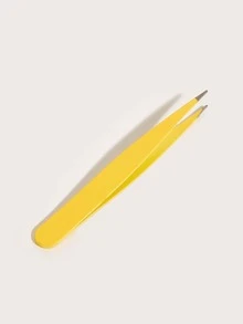 1pc Eyelash Tweezers - Yellow - View 3
