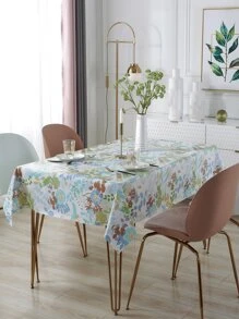 Khăn trải bàn in hoa - Nhiều màu - Xem 2