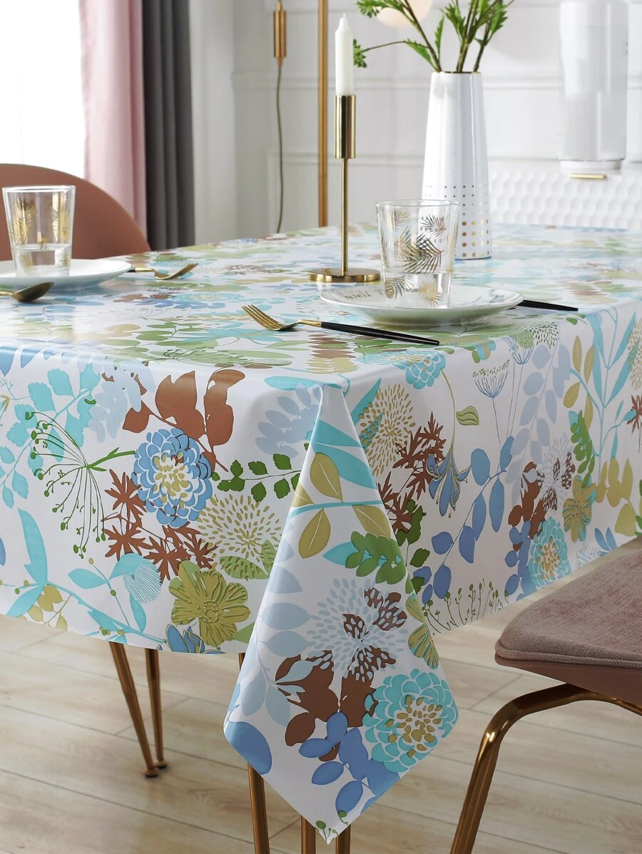 Khăn trải bàn in hoa - Nhiều màu - Xem 1