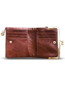 MIYIN Minimalist Kiss Lock Portable Cash White-Collar Workers For Female College Work Business Commute Office For Anniversary For Couple For Birthday Gift On Valentine Day Gift Gift For Women Wallet Purse Wallet Small Wallet