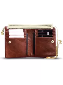 MIYIN Minimalist Kiss Lock Portable Cash White-Collar Workers For Female College Work Business Commute Office For Anniversary For Couple For Birthday Gift On Valentine Day Gift Gift For Women Wallet Purse Wallet Small Wallet