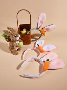 1pc Rabbit Ear Decor Pet Headwear For Dog And Cat For Daily Decoration - Multicolor - View 3