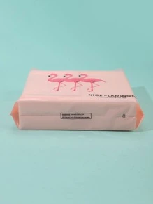 5入組粉紅色火烈鳥印花包裝袋,適用於禮品、珠寶、衣物包裝 - 彩色 - 查看 2