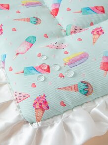1pc Popsicle Pattern Pet Crate Mat - Nhiều màu - Xem 5