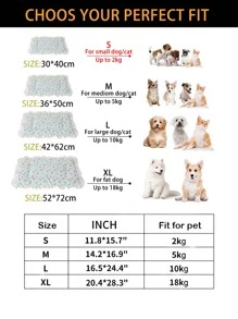 1pc Popsicle Pattern Pet Crate Mat - Nhiều màu - Xem 7