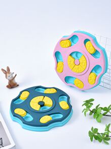 1入組隨機色狗狗益智玩具適用於大中等的小小狗寵物餐飲分配器 - 彩色 - 查看 2