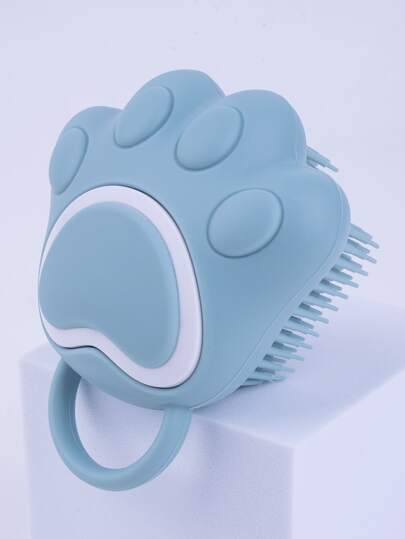 1pc Cat Claw Design Pet Bath Brush