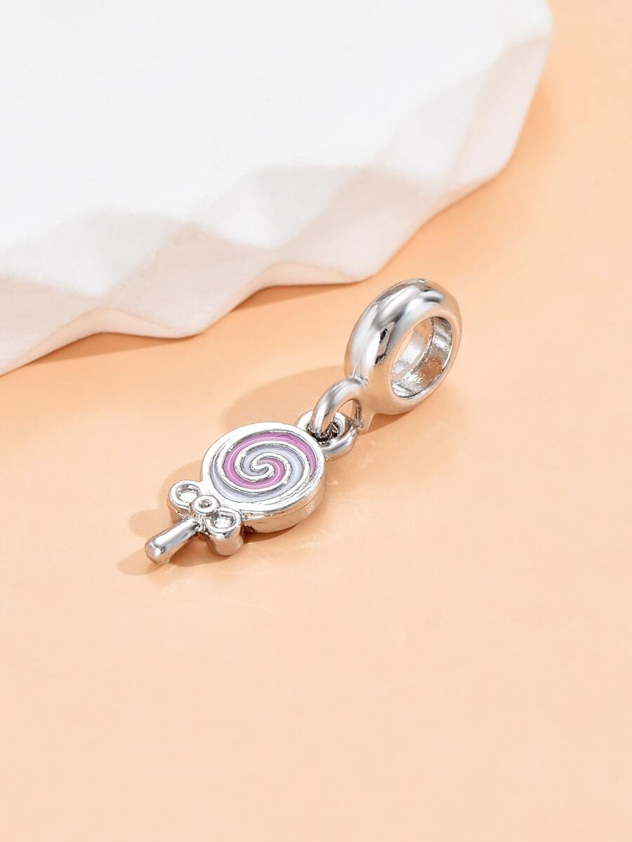 Alloy Lollipop DIY Pendant - Multicolor - View 1