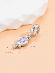 Alloy Lollipop DIY Pendant - Multicolor - View 4
