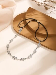 Băng đô trang trí lá cây, băng đô phong cách Boho, băng đô turban, băng thấm mồ hôi, đồ dùng học tập, băng đô cho sinh viên, phụ kiện tóc mùa thu đông cho nữ, khăn quàng cổ thanh lịch cho nữ, khăn bandana mềm mại cho nữ, trang phục mùa hè. - Bạc - Xem 3