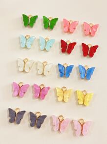 20pcs Butterfly DIY Pendant - Multicolor - View 2