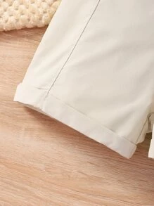 Bộ hai mảnh Gái Thắt lưng Xù Khối Màu Dễ thương - Nhiều màu - Xem 5