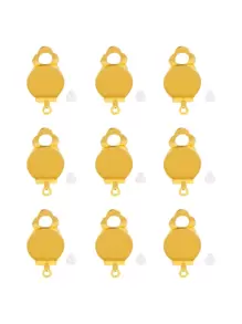 40pcs Minimalist DIY Earrings Accessory - Gold - View 2