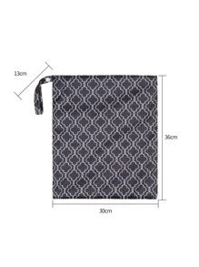 1 Bộ tổ chức tã cho bé có hoa văn hình học - Đen và trắng - Xem 4