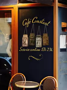 Juego de 4 colgantes de pared de madera grandes y creativos de 5.8 pulgadas, con diseños simples de gnomos y letras, placas decorativas para el hogar, cafetería y decoración de restaurantes, decoración del hogar, decoración de habitaciones, decoración de paredes, regalos de cumpleaños, graduación, decoración de cocina