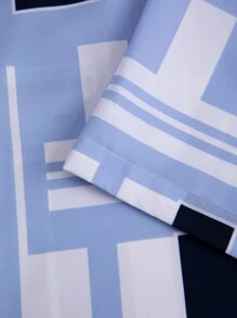 Manfinity Homme Men Geo Print Shirt Without Tee - Multicolor - View 4