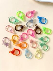 20 Cái/bộ Móc Cài Tôm Hùm Bằng Nhựa Trong Màu Sắc Ngẫu Nhiên - Nhiều màu - Xem 2