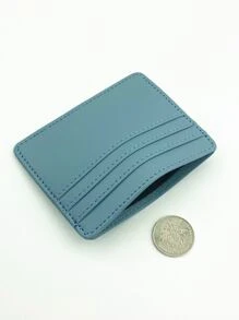 Minimalist Card Holder - Blue - View 1