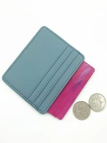 Minimalist Card Holder - Blue - View 5