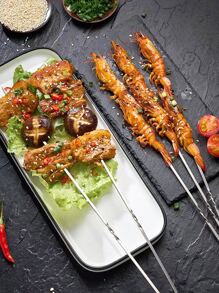 10入組不銹鋼燒烤棒