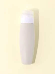 Chai du lịch Silicone Đóng chai riêng biệt, 1pc Leak Proof Refillable Squeezable Containers 2oz-60ML dành cho dầu gội đầu dạng lỏng Xà phòng và đồ vệ sinh cá nhân ( - Màu Xám nhạt - Xem 1