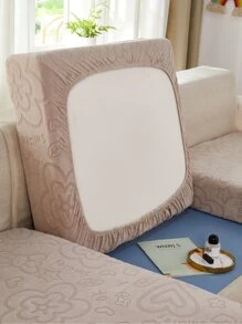 Tấm Bọc Bọc Ghế Đàn Hồi, Tấm Bảo Vệ Nội Thất Cho Ghế Sofa Đệm, LoveSeat - Màu be - Xem 1