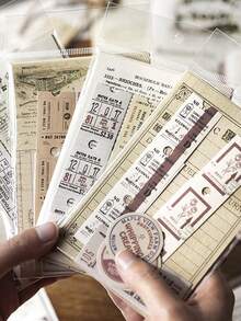 YANJI 33 cái Giấy chất liệu hoa văn cổ điển - Nhiều màu - Xem 2