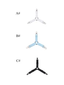 4入組可調節床單固定架 - 彩色 - 查看 6