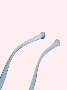 Children Black Cat Design Fashion Glasses, Suitable For Daily Wear - Baby Blue - View 3