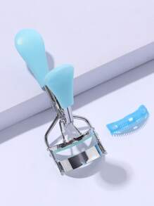 RANCAI 1pc Eyelash Curler,Strong And Long-Lasting Professional Lash Curler,Makeup Curling Eyelash Curler Clip Women Beauty Tool Nice And Professional,Eye Tool - Baby Blue - View 2