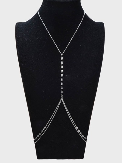 سلسلة جسم بديكور دائري بقص مجوف