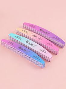 klimonla 4pcs Ombre 180/240 Grit Nail File - Multicolor - View 2