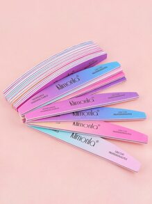 klimonla 4pcs Ombre 180/240 Grit Nail File - Multicolor - View 5